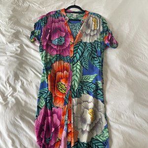 Mara Hoffman Resort Floral Coverup - Size M